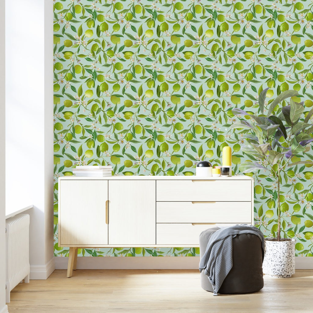 Lime Wallpaper uniQstiQ Botanical