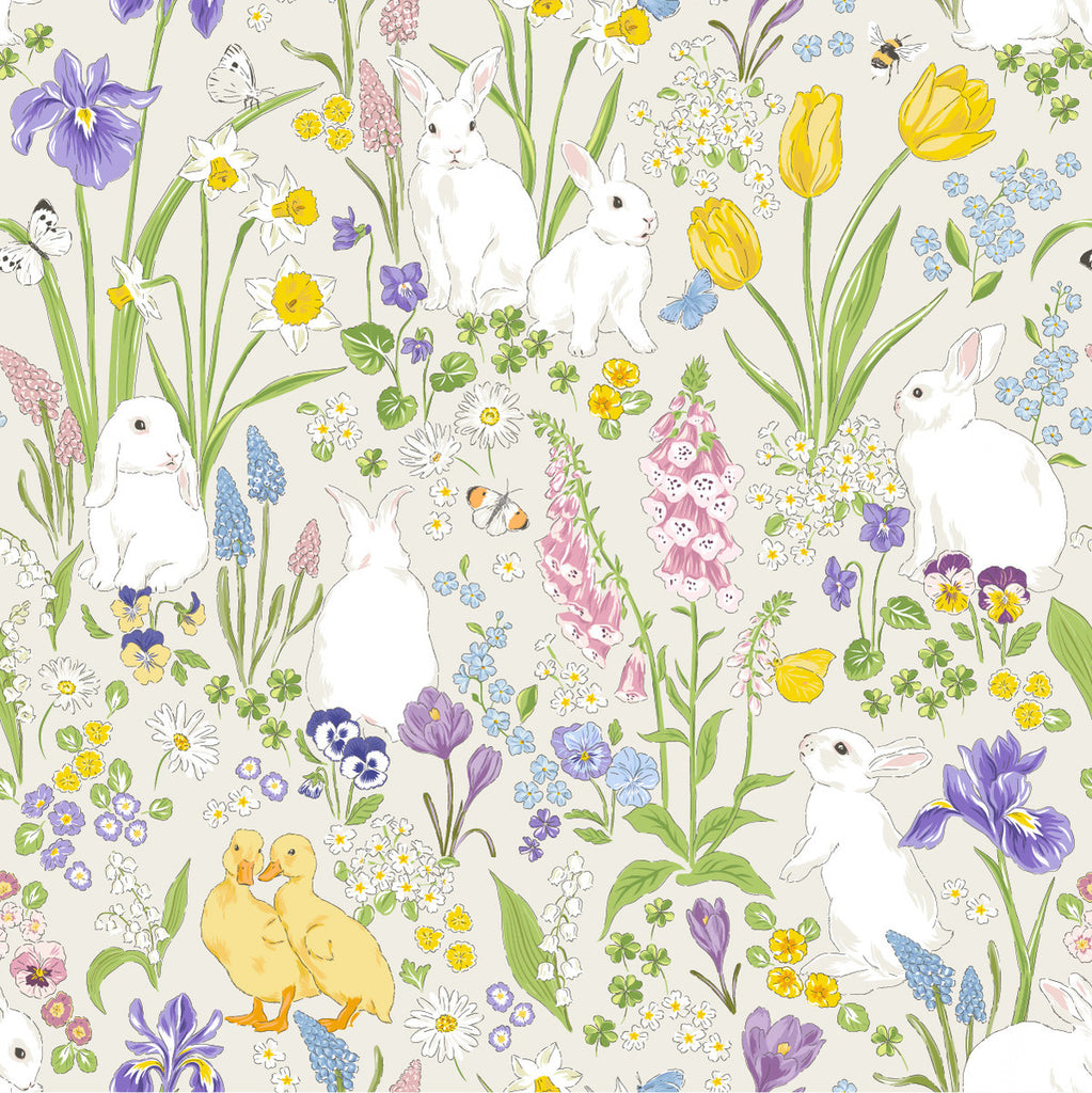 Ducks and Rabbits Wallpaper uniQstiQ Kids