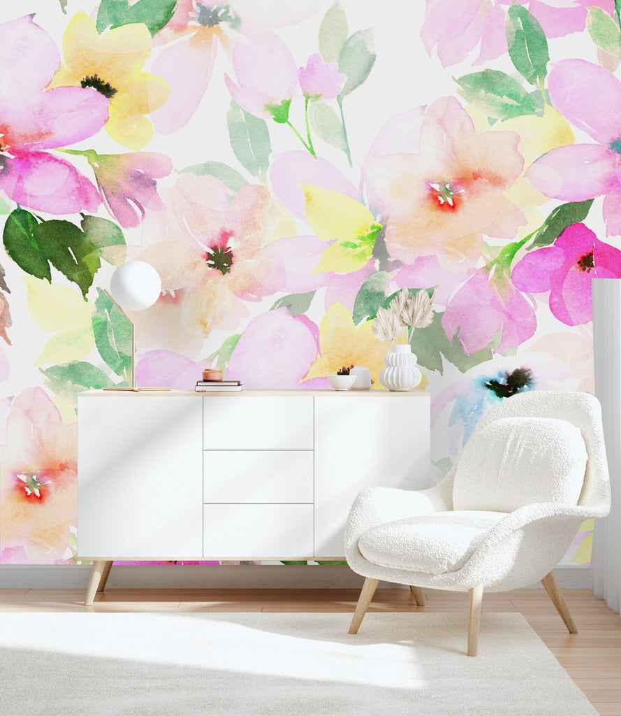 Spring Bright Flowers Wallpaper