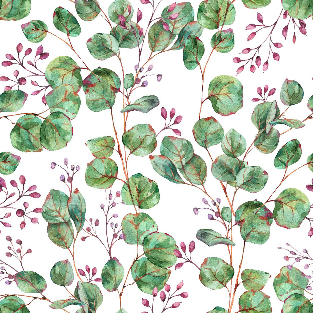 Leaves with Berries Wallpaper uniQstiQ Botanical