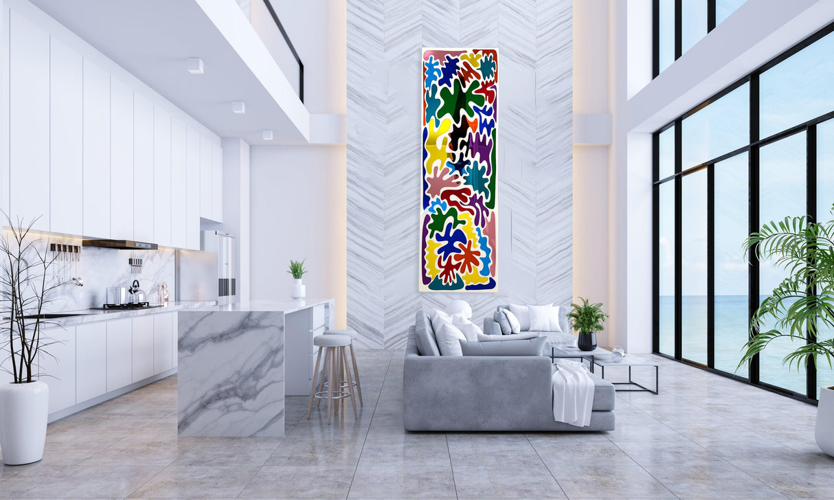 oversized-multicolor-art-mirrored-acrylic-art-wall-art-made-in-usa-mirror-wall-decor-wall-sculpture-matisse-art