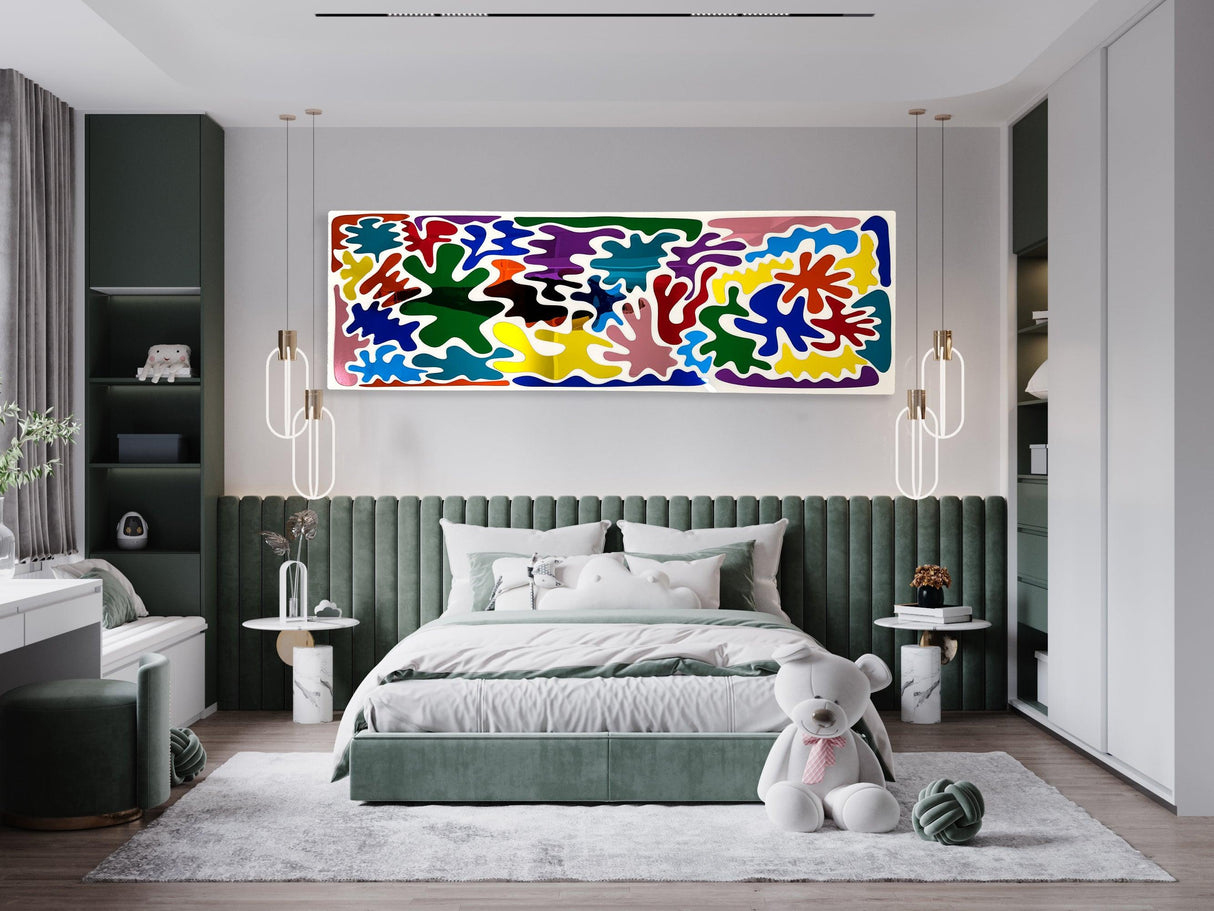 oversized-multicolor-art-mirrored-acrylic-art-wall-art-made-in-usa-mirror-wall-decor-wall-sculpture-matisse-art