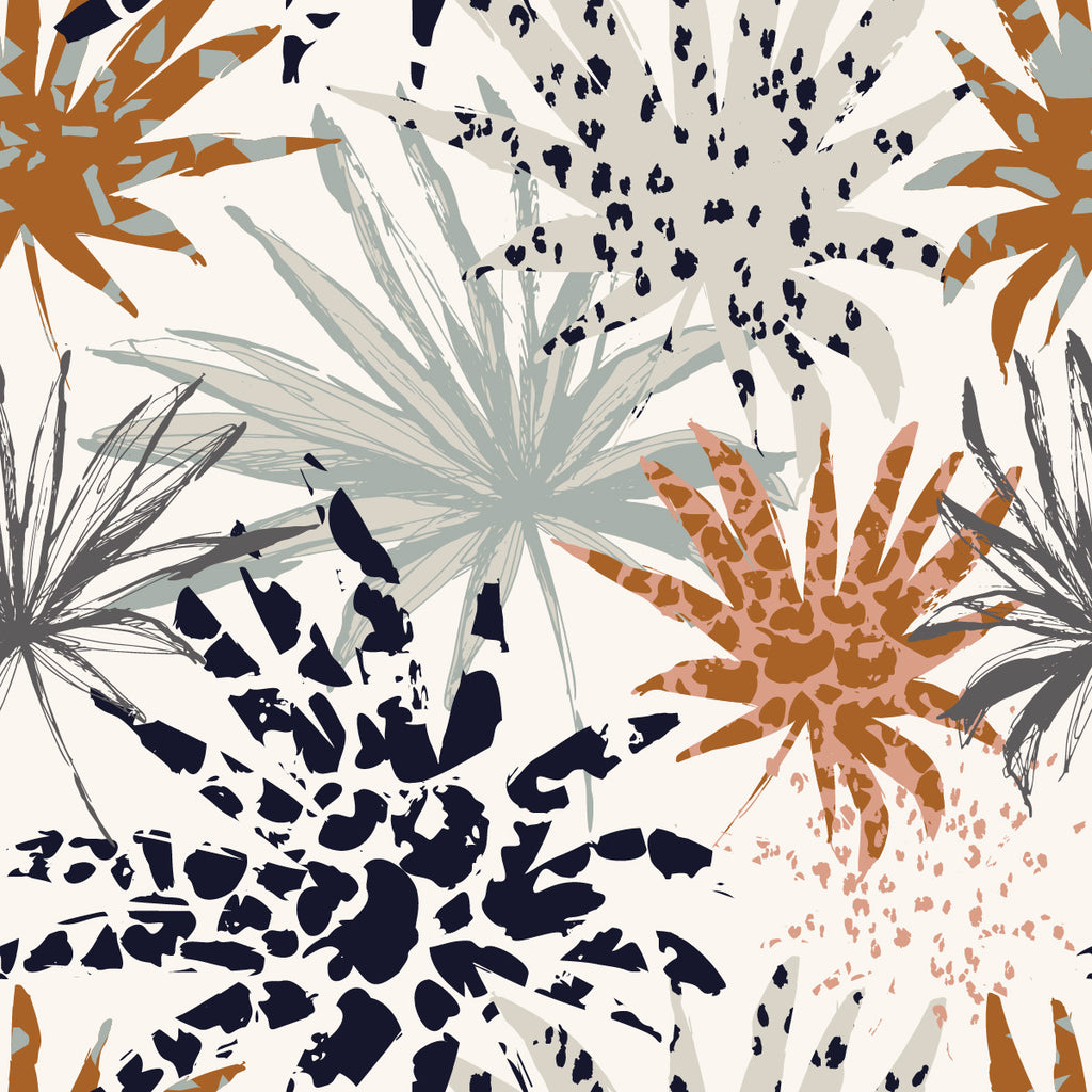 Leopard Design of Plants Wallpaper  uniQstiQ Botanical