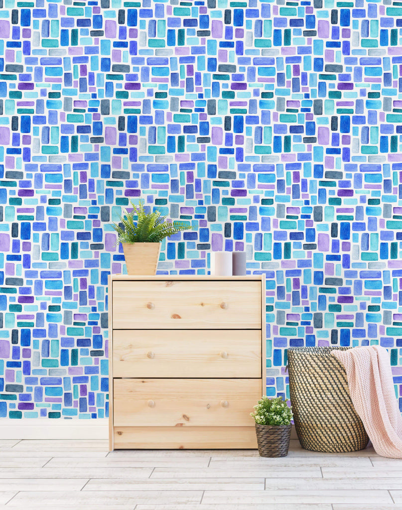 uniQstiQ Geometric Mosaic Geometric Background Wallpaper Wallpaper