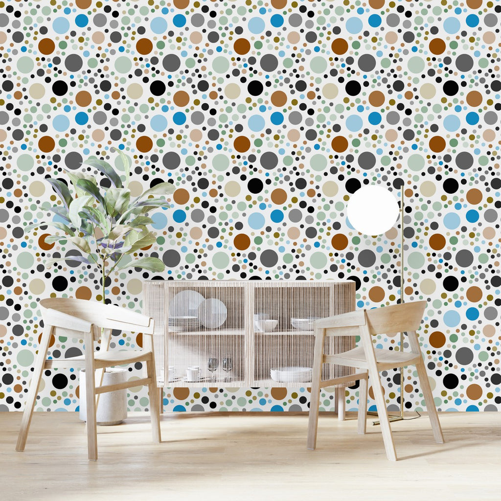 Multicolored Circles Wallpaper  uniQstiQ Geometric