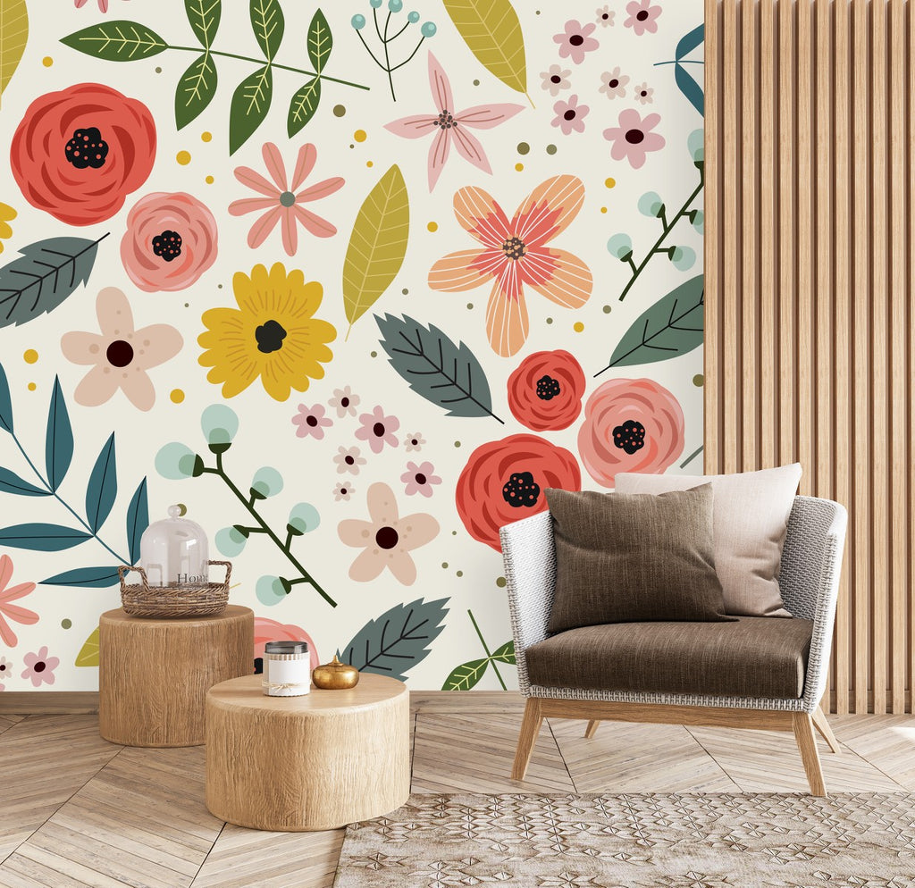 Poppies Flowers Wallpaper  uniQstiQ Murals