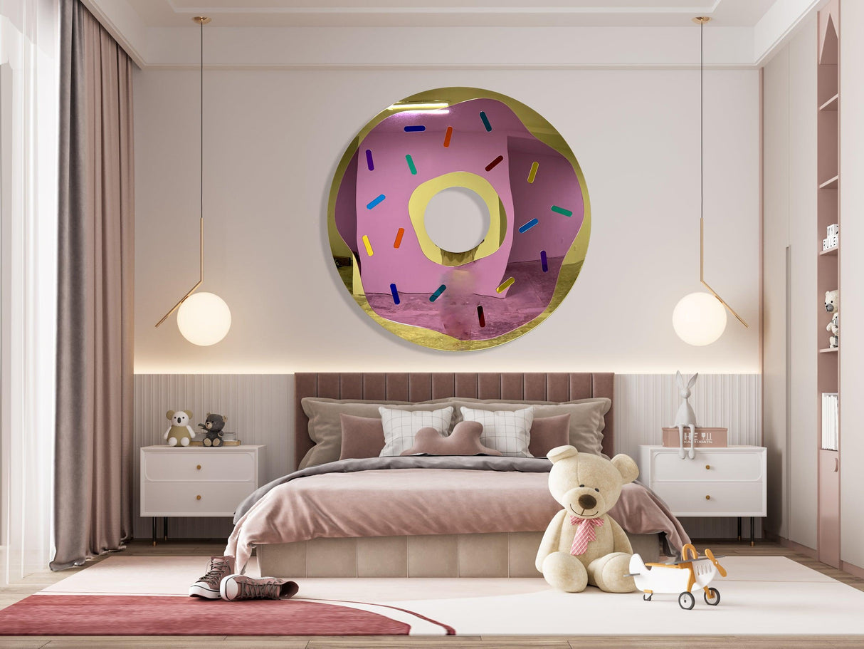 donuts-art-oversized-mirrored-acrylic-donuts-made-in-usa-wall-sculpture-mirror-wall-decor-abstract-wall-decor-donuts-wall-decor