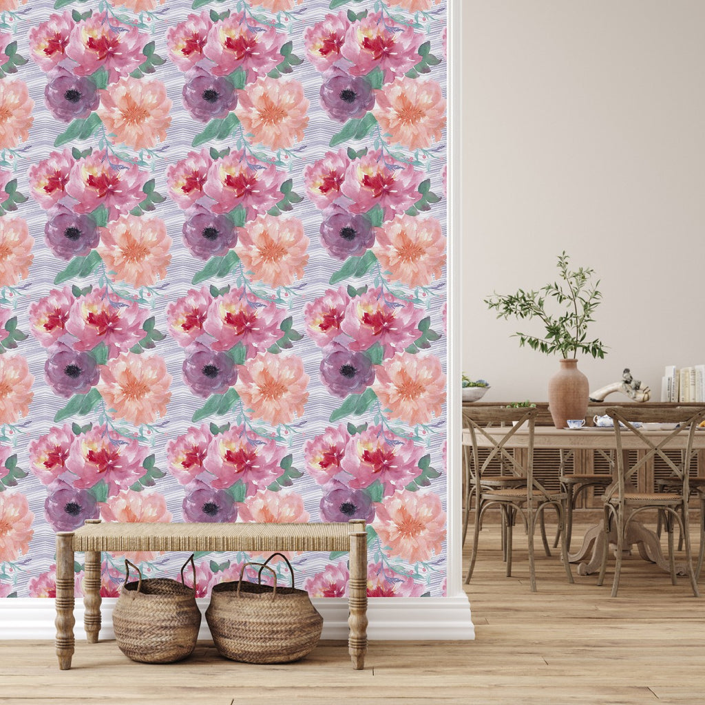 Large Flowers Wallpaper uniQstiQ Floral