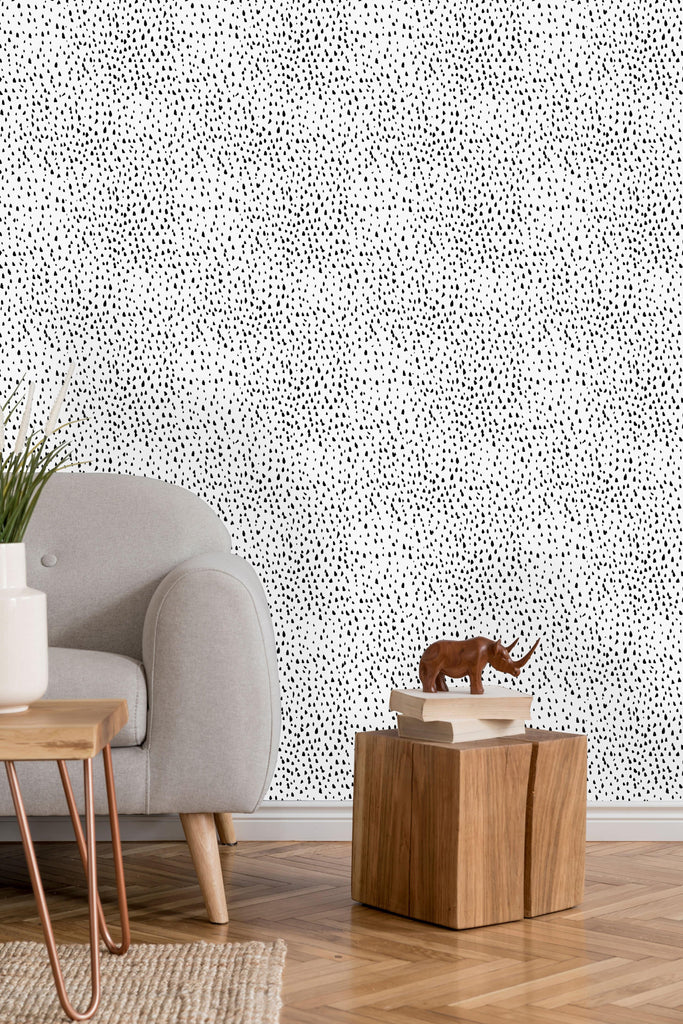 uniQstiQ Geometric Polka Dots Pattern Wallpaper Wallpaper