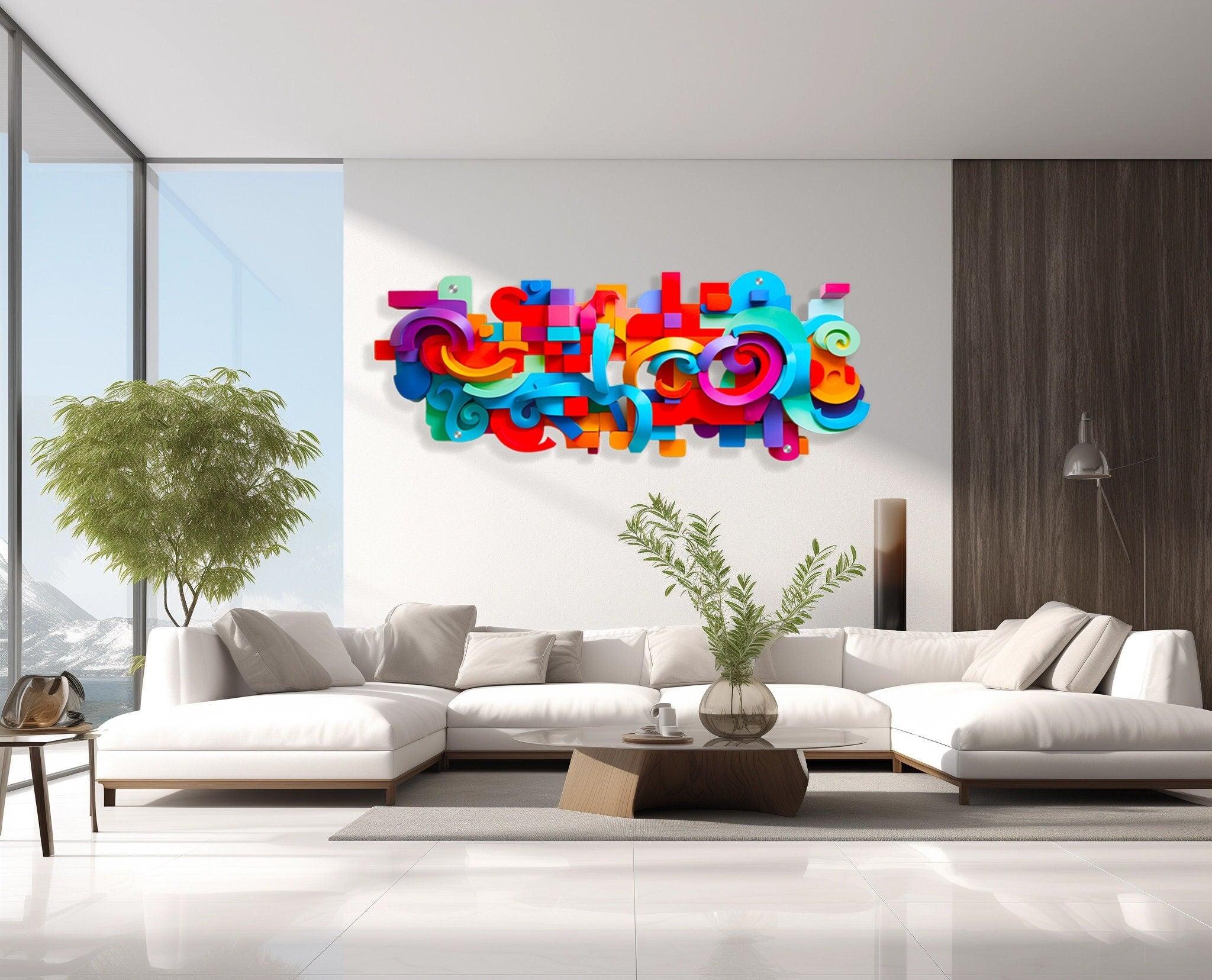 Pop Art #1 Wall Sculpture Print on Plexiglass | uniQstiQ – uniqstiq