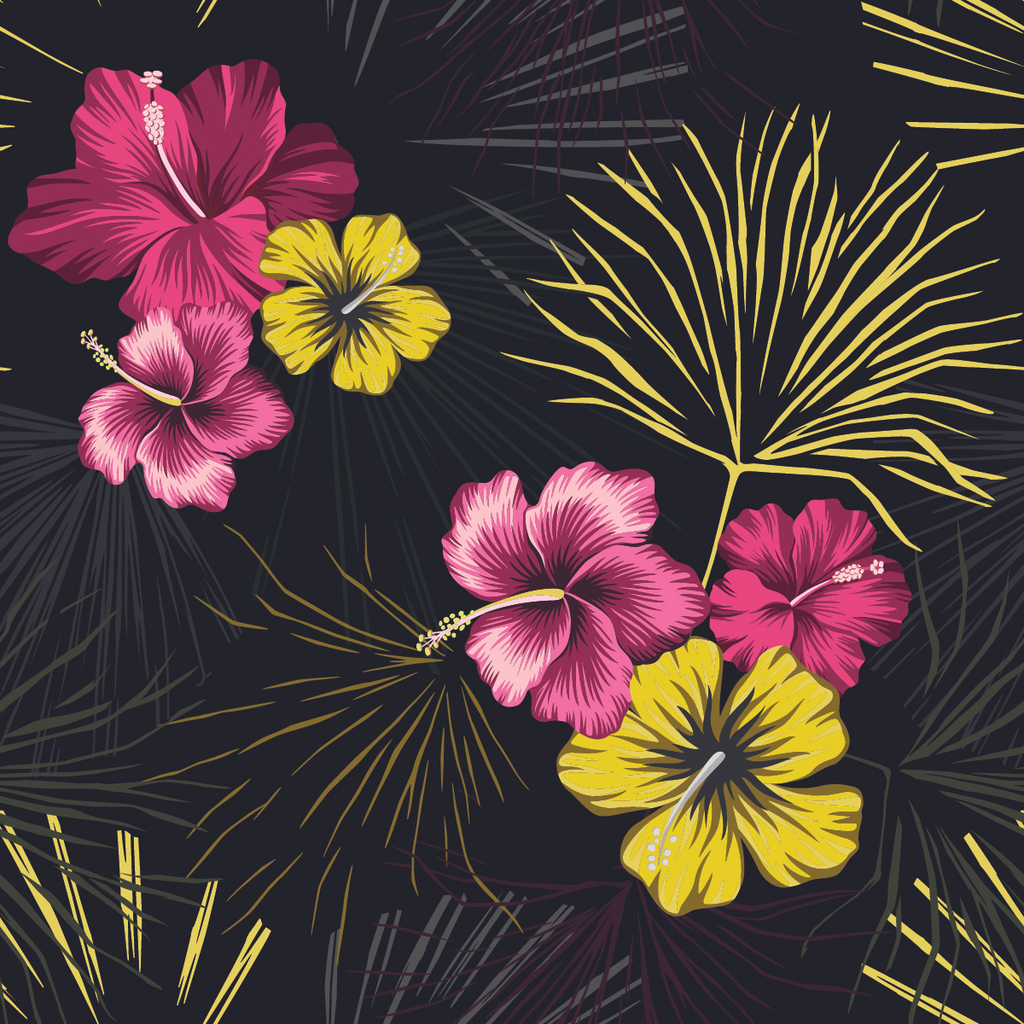 Exotic Flowers Wallpaper  uniQstiQ Tropical