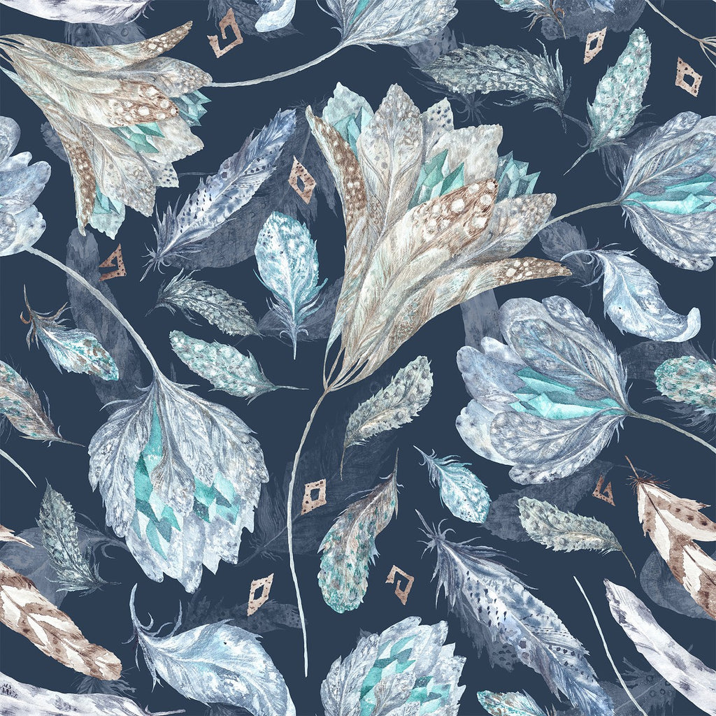 Feather's Flowers Wallpaper  uniQstiQ Botanical