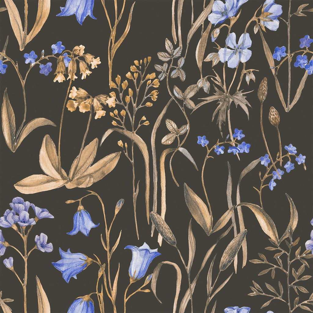 Dark Floral Wallpaper uniQstiQ Vintage