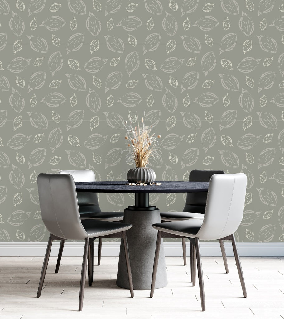 Grey Wallpaper  uniQstiQ Botanical