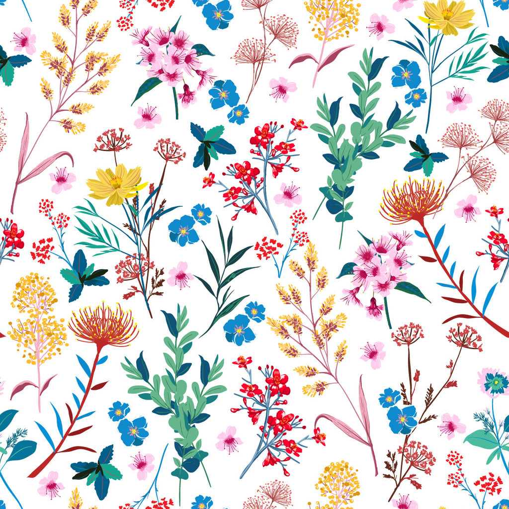 Wildflowers Wallpaper  uniQstiQ Botanical