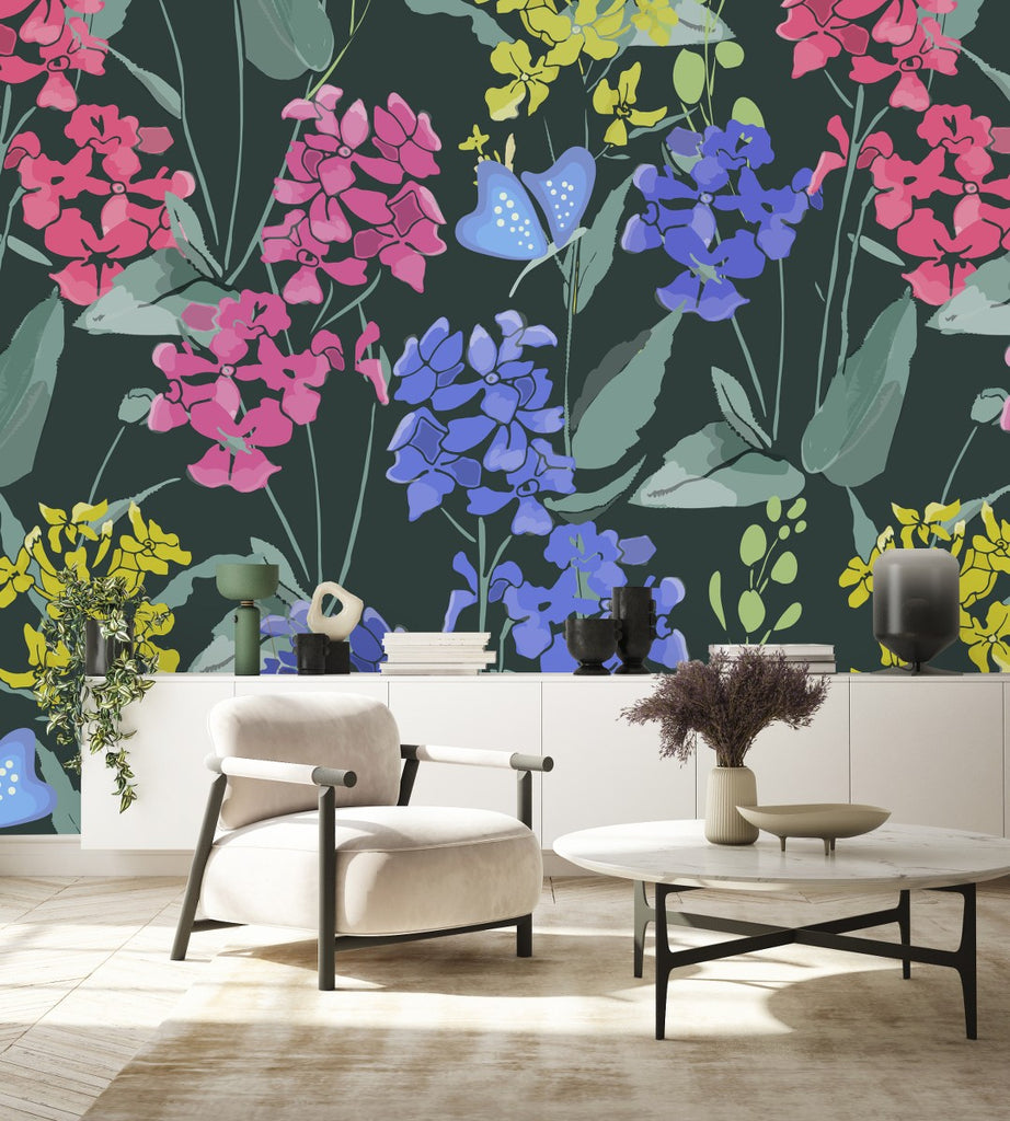 Little Flowers Wallpaper  uniQstiQ Long Murals