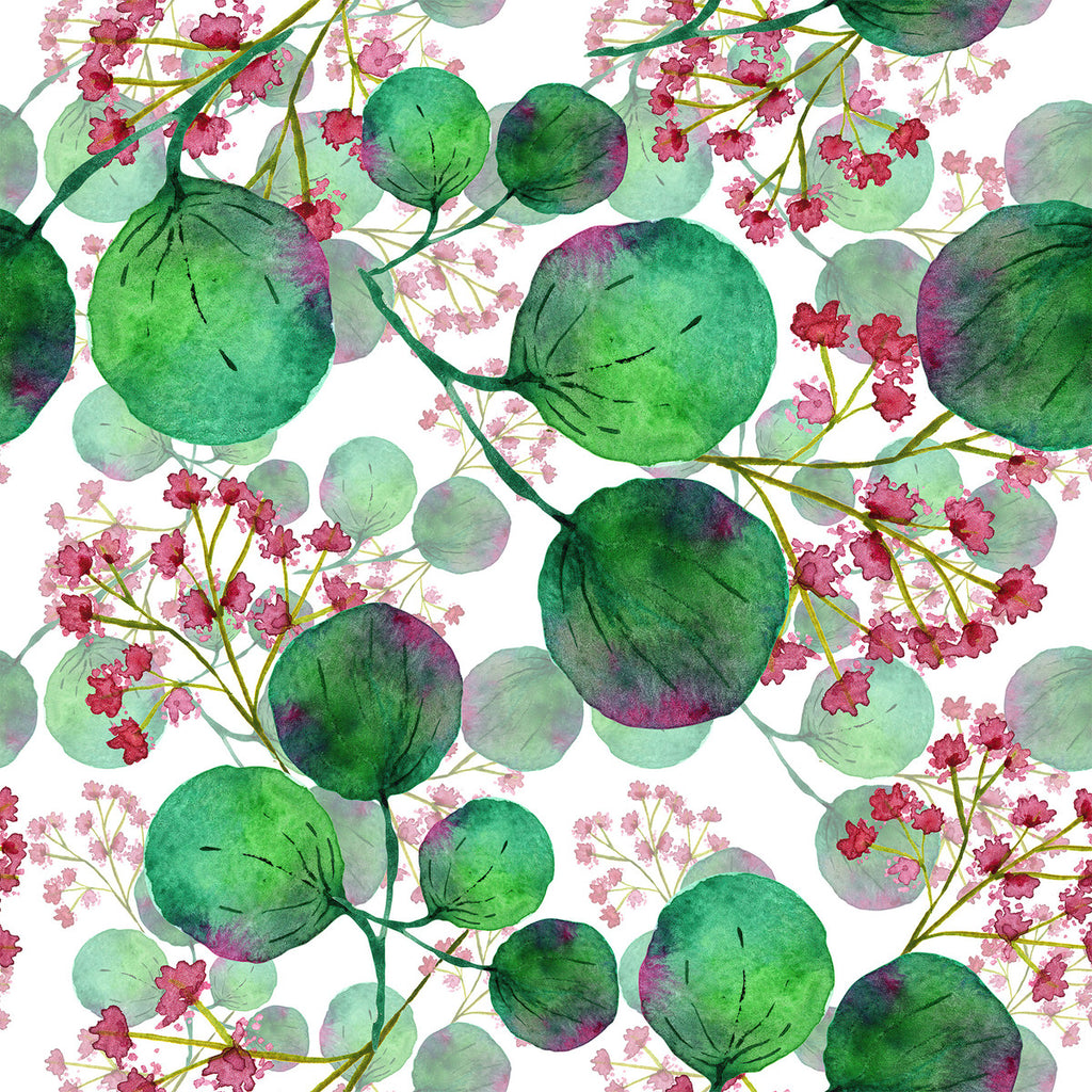Watercolored Leaves Wallpaper uniQstiQ Botanical