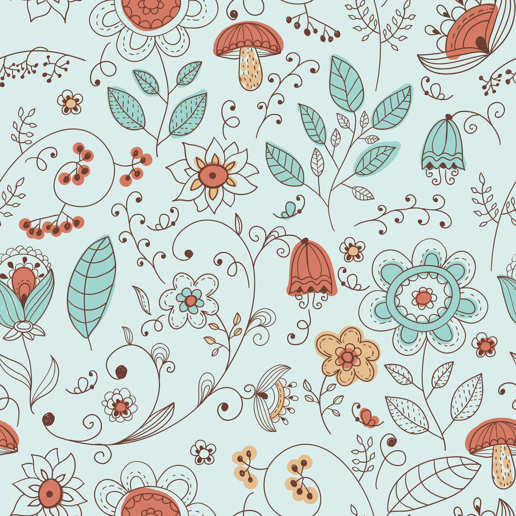 uniQstiQ Floral Summer Floral Pattern Wallpaper Wallpaper