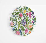Summer Flowers Printed Transparent Acrylic Circle - uniqstiq