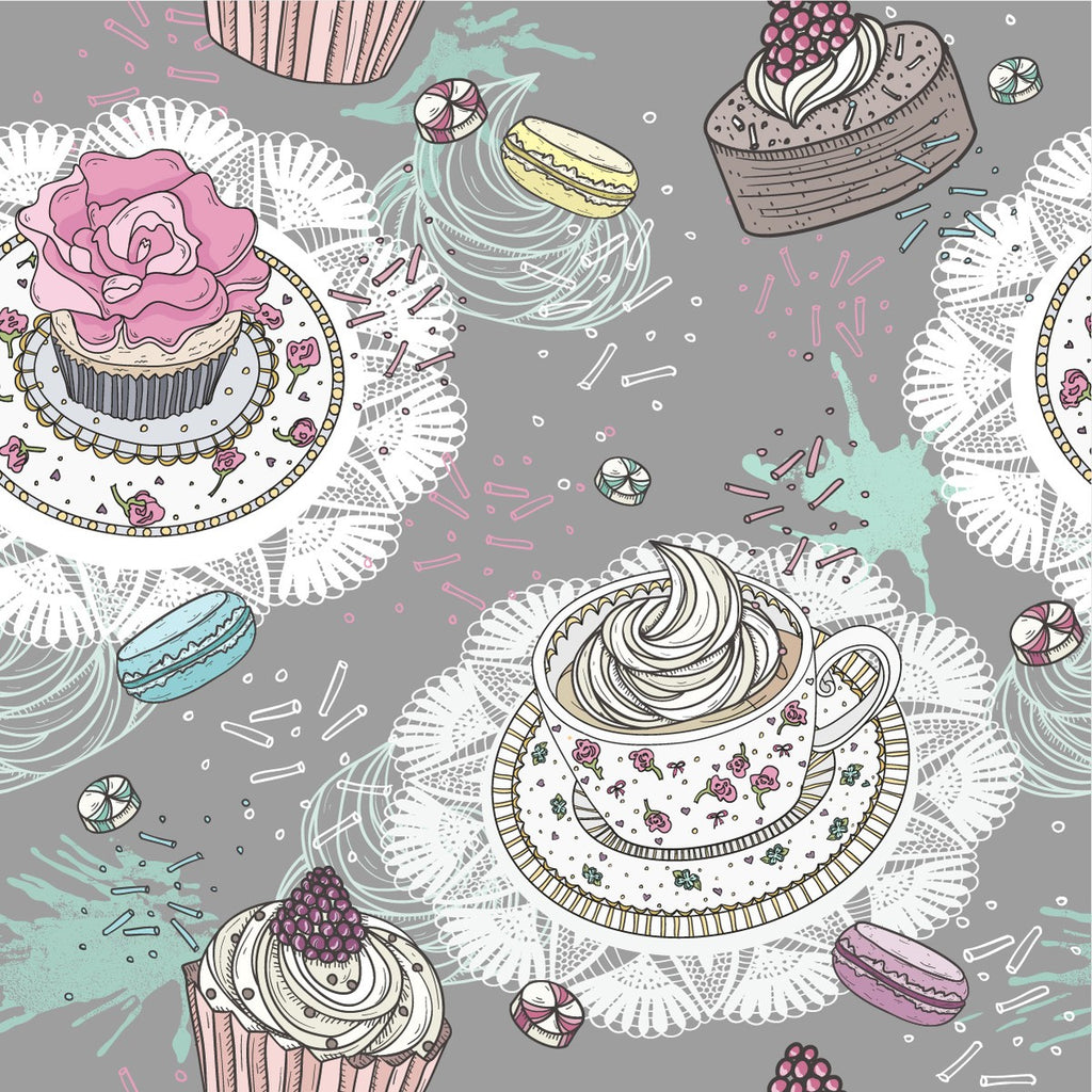 Cake's Pattern Wallpaper uniQstiQ Kids