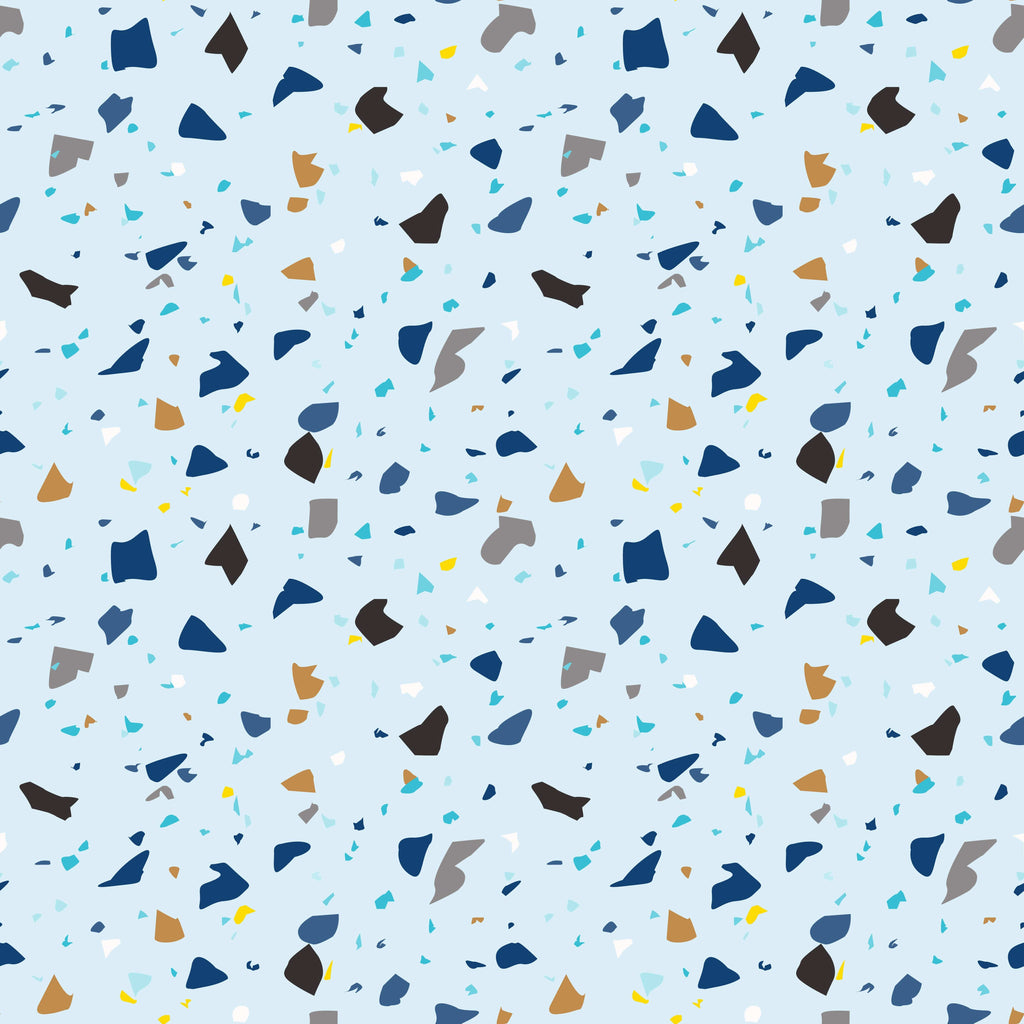 uniQstiQ Geometric Terrazzo Seamless Pattern Wallpaper Wallpaper