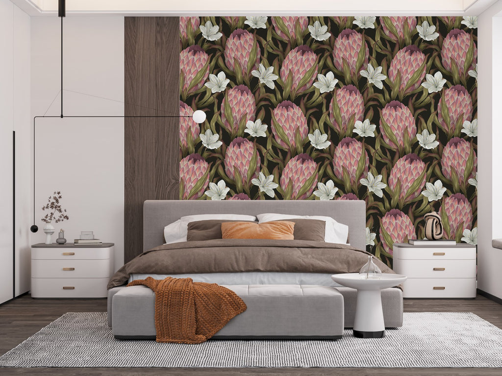 Protea Wallpaper uniQstiQ Tropical
