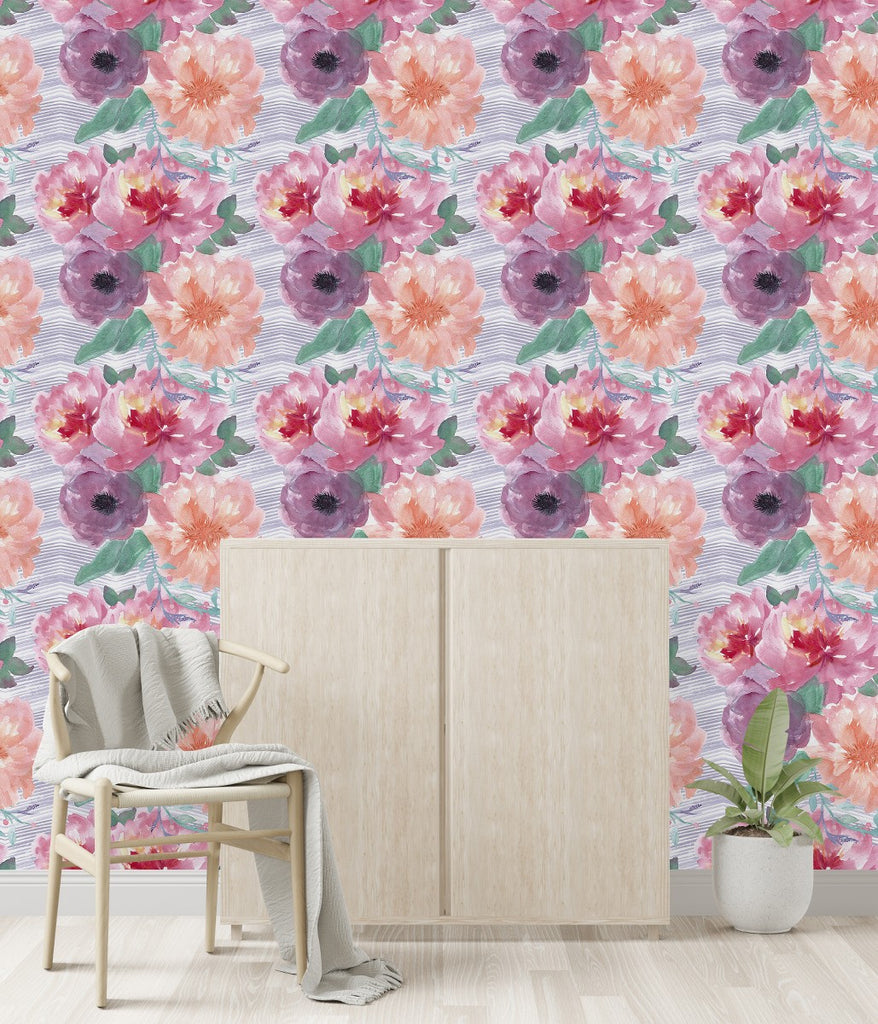 Large Flowers Wallpaper uniQstiQ Floral