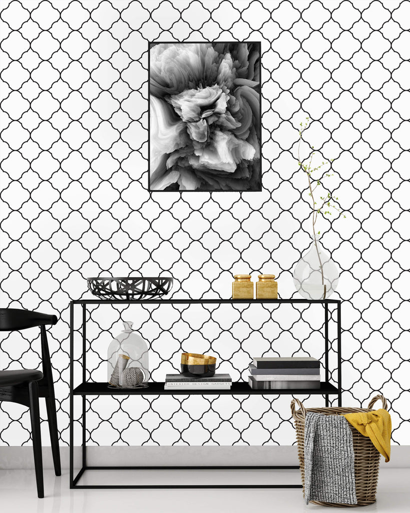 uniQstiQ Geometric Victorian Style Pattern Wallpaper Wallpaper