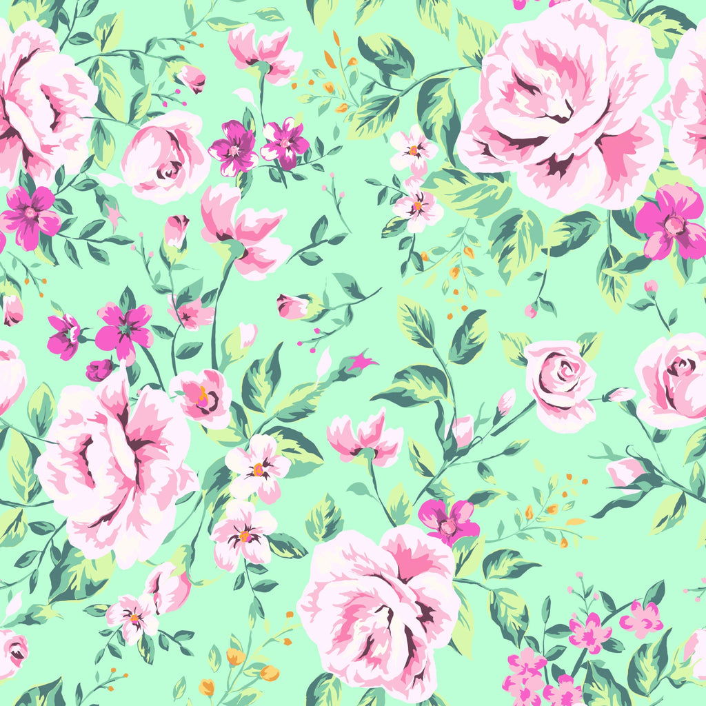 uniQstiQ Floral Vintage Nursery Floral Wallpaper Wallpaper