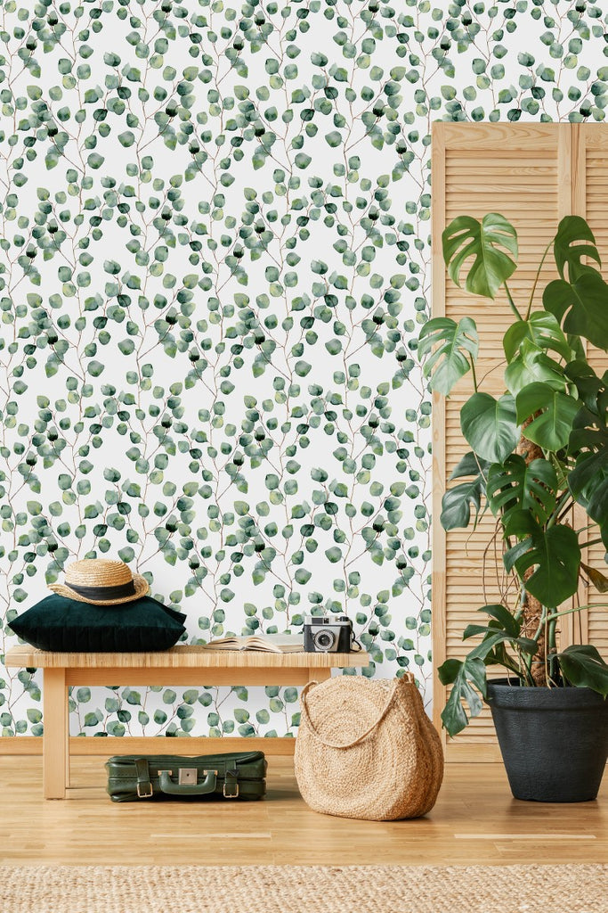 Poplar Leaves Wallpaper