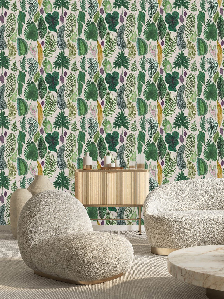 Green Plants Leaves Wallpaper  uniQstiQ Tropical