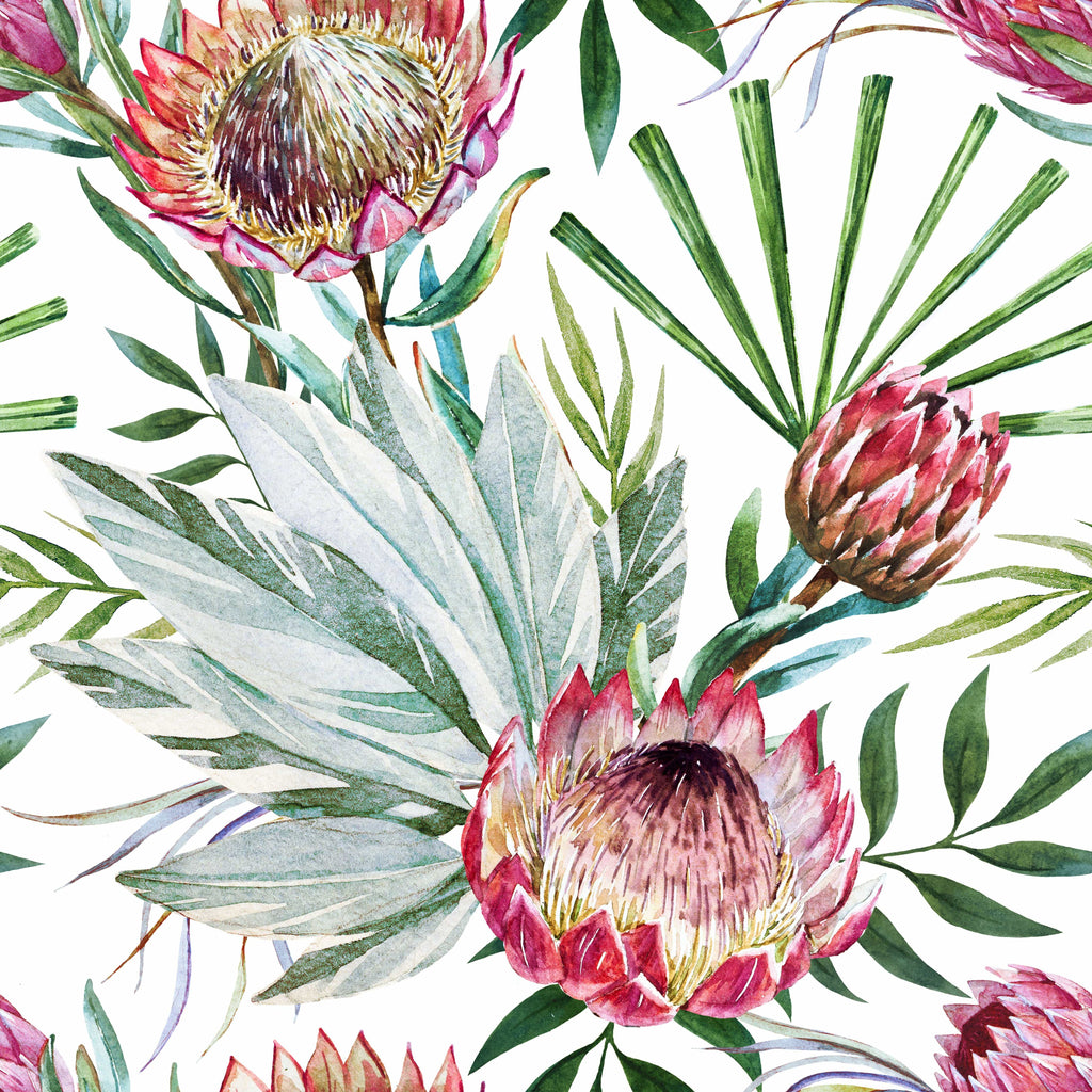 uniQstiQ Floral Watercolor Proteus Wallpaper Wallpaper