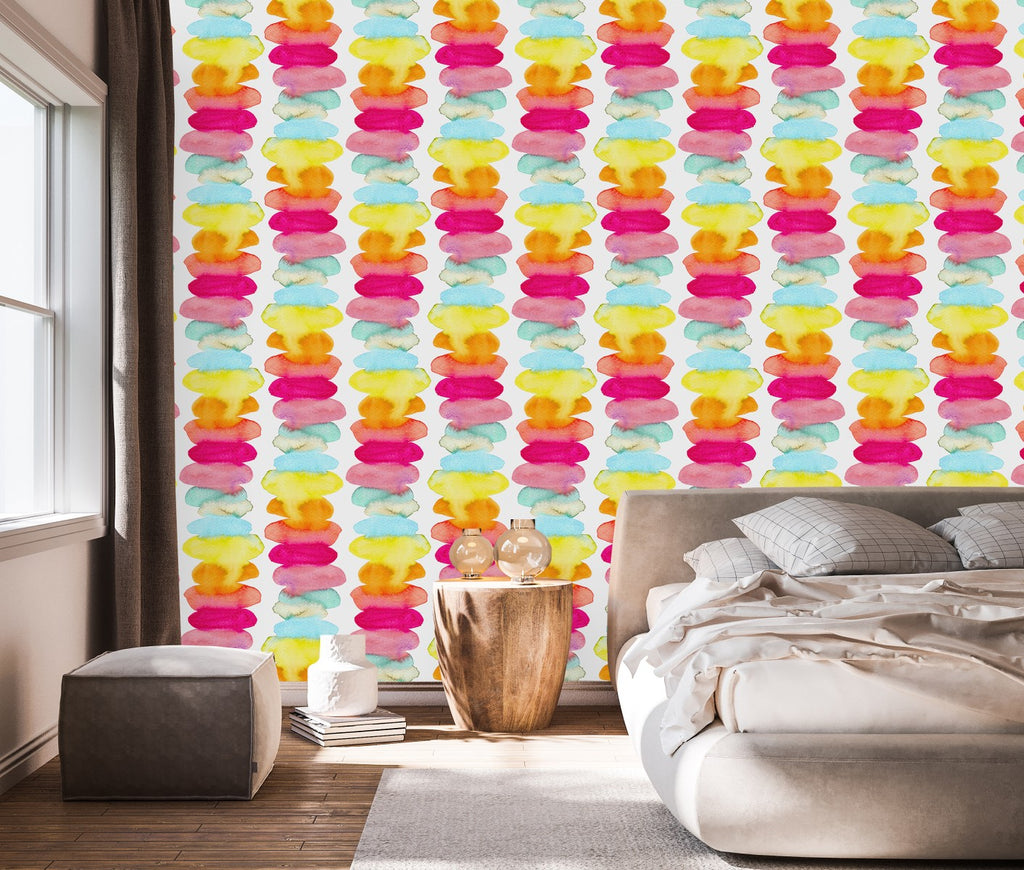 Multicolored Spots Wallpaper  uniQstiQ Geometric