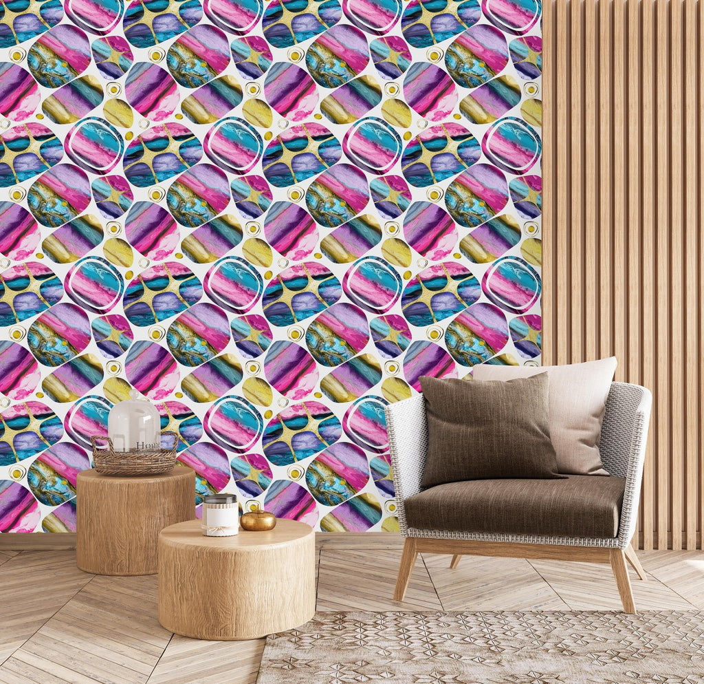 Multicolored Pattern Wallpaper uniQstiQ Geometric